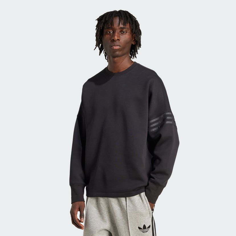 Sweatshirt adidas Performance Neuclassics Oversized Crew Sweatshirt Sort | JW7918