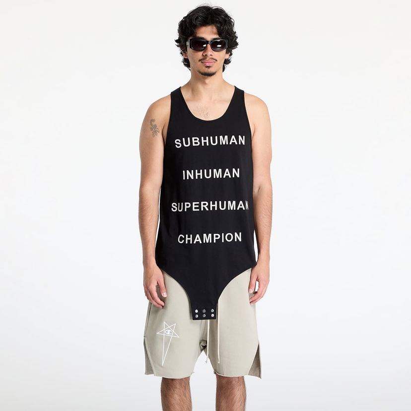 Tanktop Rick Owens Rick Owens DRKSHDW x Champion Basketball Tank Top Sort | CM01E1678 CHJG 09