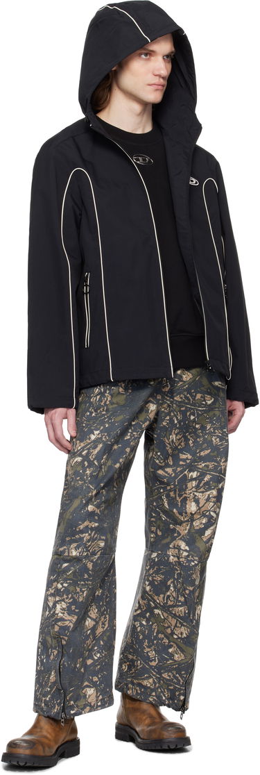 Bukser Diesel Diesel P-Lint Camo Print Trousers Grøn | A16667-0ABCG-5AFA, 3