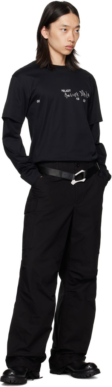 Bælter HELIOT EMIL Heliot Emil Technical Buckle Belt Sort | AW25.16.118.BLK01, 3