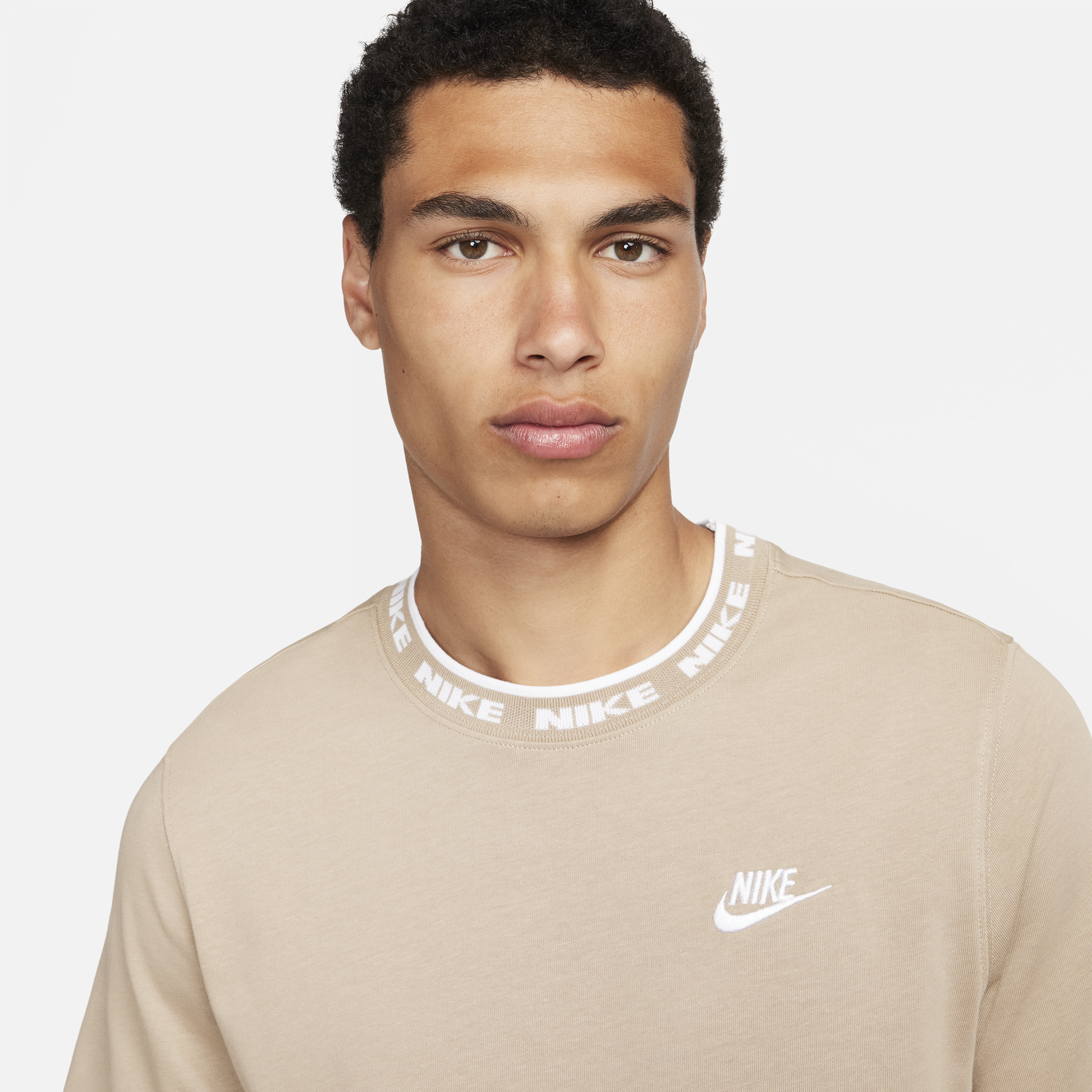 T-shirt Nike Sportswear Club Beige | FB7309-247, 0