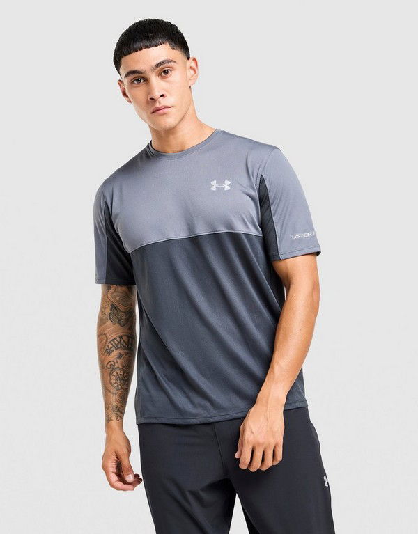 T-shirt Under Armour Tech Hybrid Short Sleeve T-Shirt Grå | 6007954-016, 0