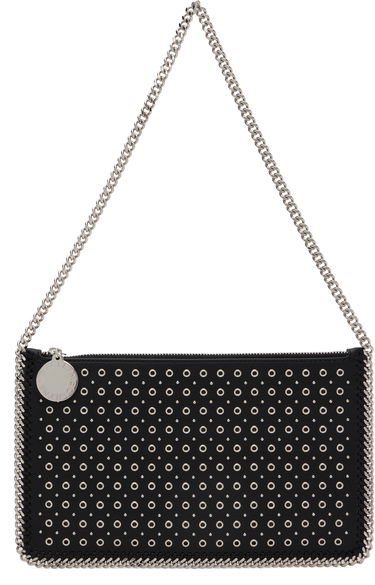 Skuldertaske Stella McCartney Stella McCartney Falabella Pochette Shoulder Bag Sort | 7P0076WP0582, 0