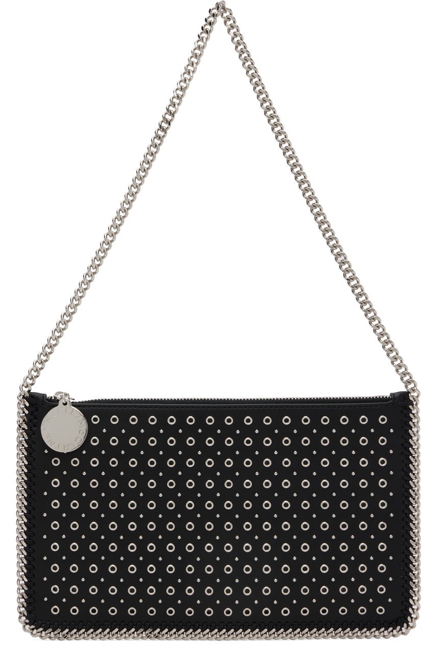 Skuldertaske Stella McCartney Stella McCartney Falabella Pochette Shoulder Bag Sort | 7P0076WP0582
