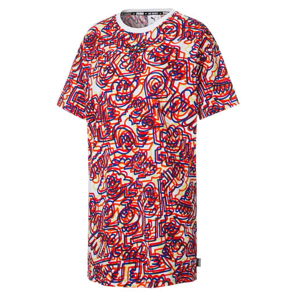 T-shirt Puma x MR DOODLE AOP T-shirt Dress Lilla | 530657-02, 0