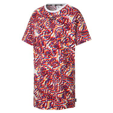 T-shirt Puma x MR DOODLE AOP T-shirt Dress Lilla | 530657-02, 0