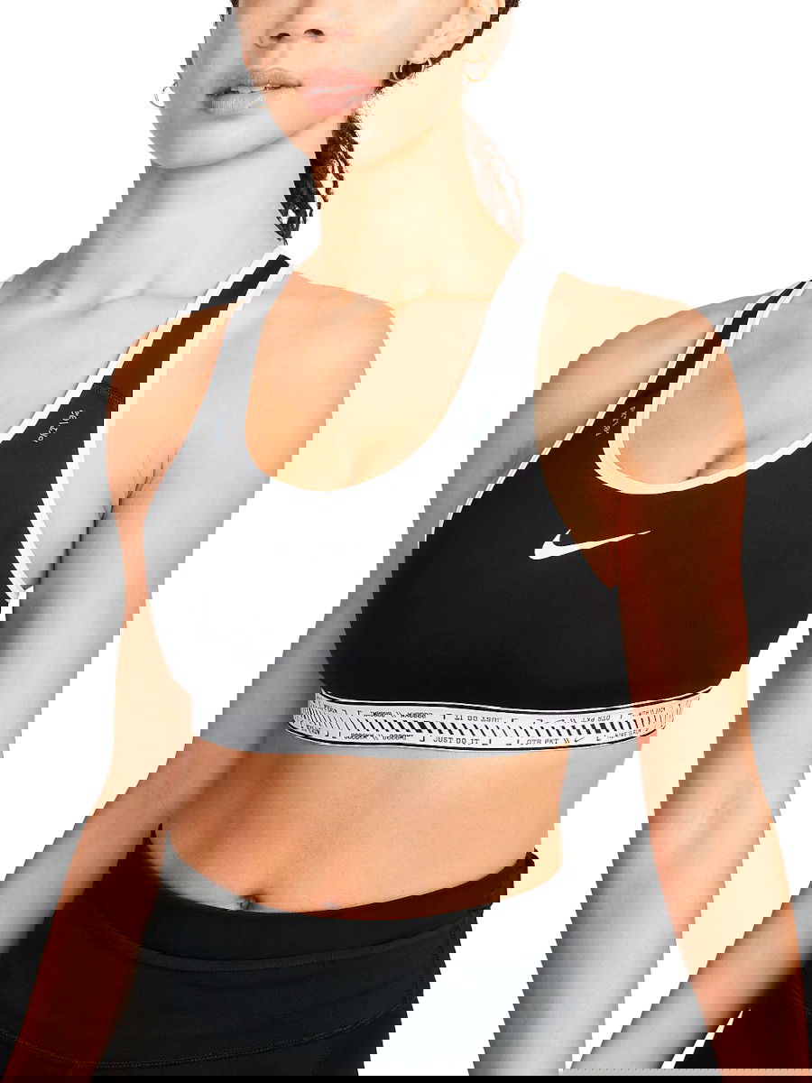 Bh Nike Swoosh On The Run Bra Sort | dv9914-010, 0