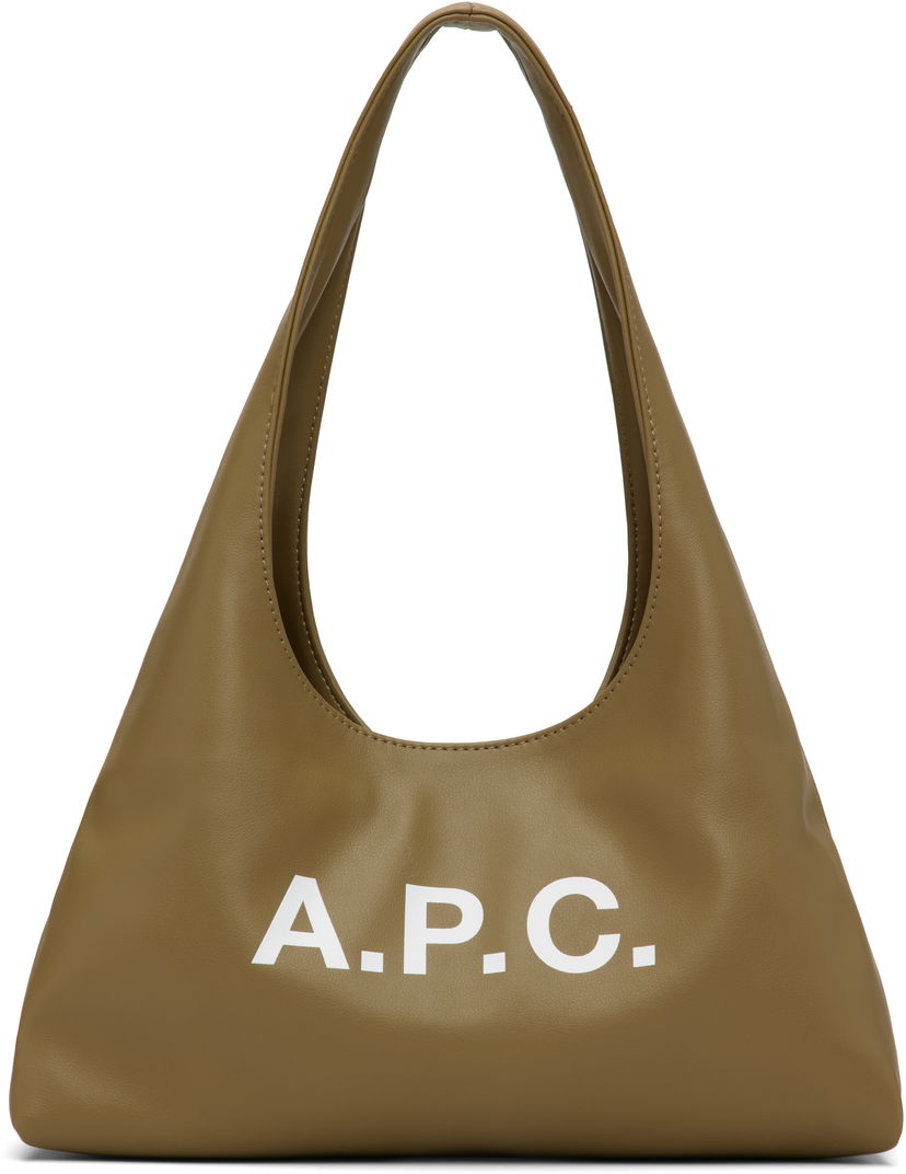 Skuldertaske A.P.C. A.P.C. Baby Ninon Shoulder Bag Grøn | PUAAT-F67027