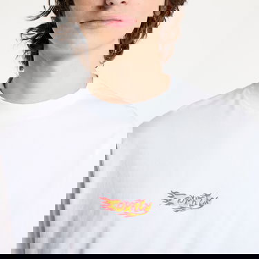 T-shirt Marcelo Burlon Marcelo Burlon County Flame Boxy T-Shirt Hvid | CMAA05AS25JER0070125, 2