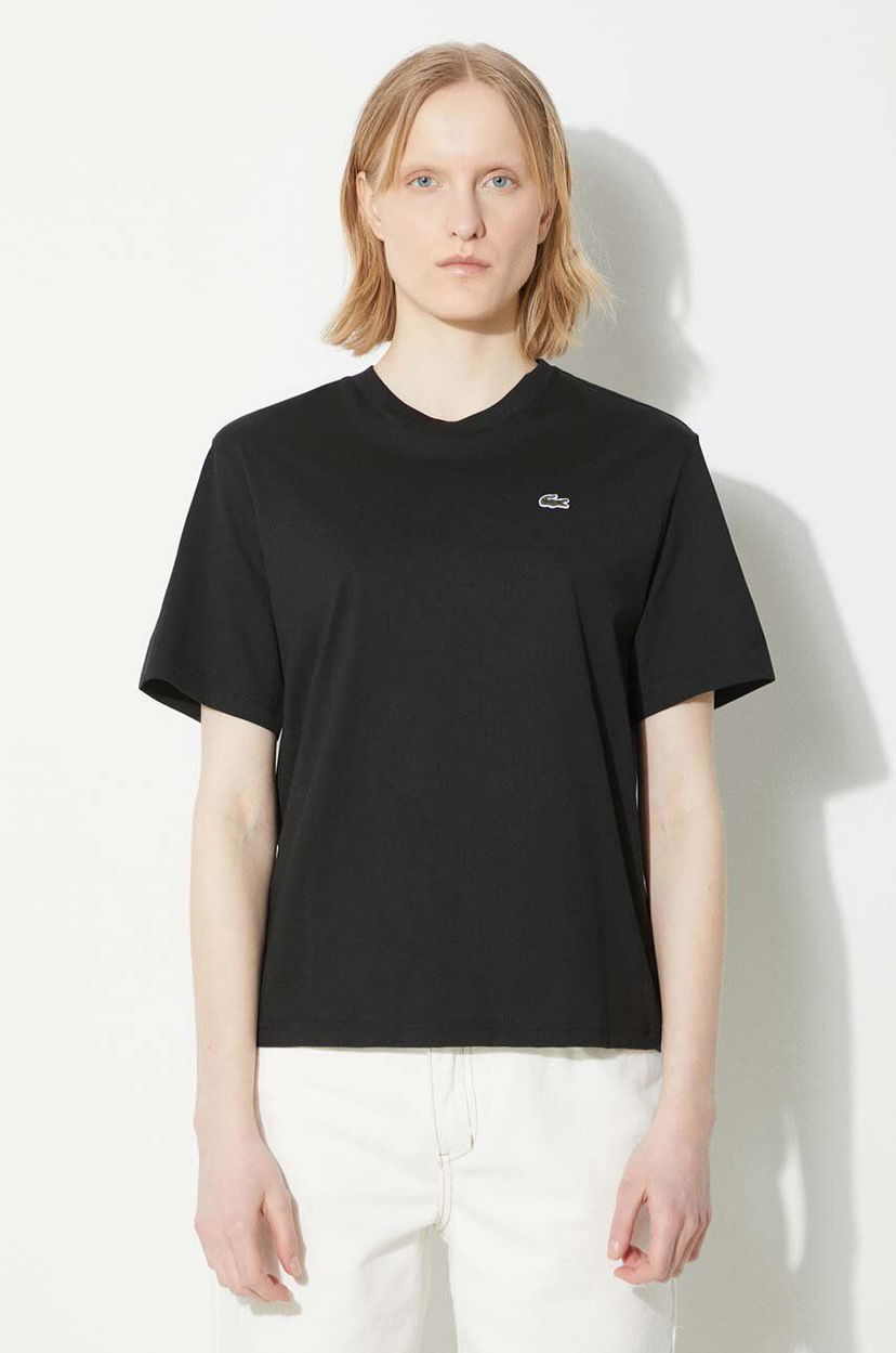 T-shirt Lacoste T-Shirt Sort | TF7215