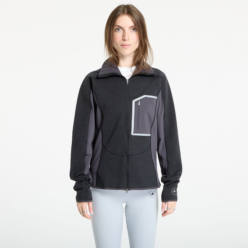 Jakke adidas Performance Stella McCartney CLIMAWARM Running Midlayer Full-Zip Jacket Sort | JW2020