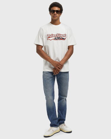 T-shirt Autry Autry Action Shoes x Maison Kitsuné Graphic T-Shirt Hvid | TSPXMK2W, 1