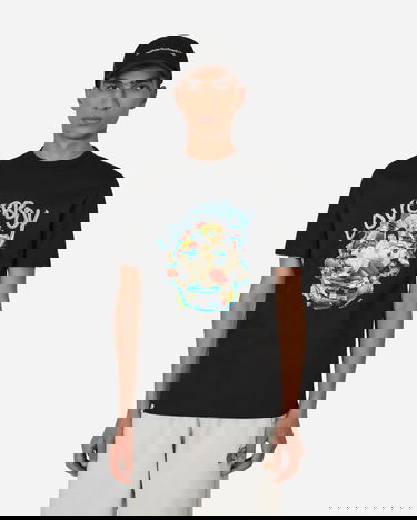 T-shirt Charles Jeffrey Loverboy Face T-Shirt Sort | CJLAW22FT BLACK, 1