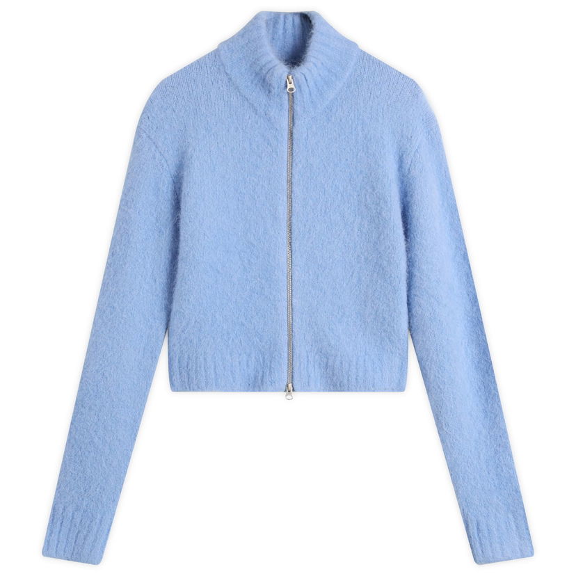 Sweater Samsoe Samsoe Sajeanne Cropped Zip Cardigan Blå | F24400072-164020TCX