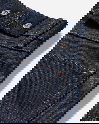 Jeans Stone Island Raw Selvedge Straight Denim Jeans Mørkeblå | K2S15-J100008-S0J13 VJ200, 4