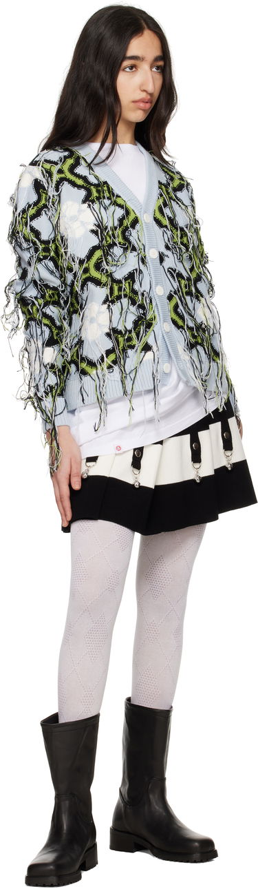 Sweater Charles Jeffrey Loverboy Charles Jeffrey LOVERBOY Guddle Knit Cardigan Blå | 54090501, 3