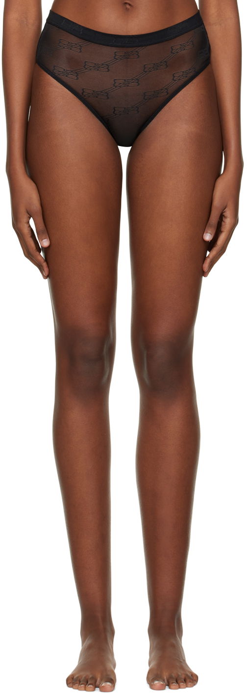 Trusser Balenciaga Slip Briefs Sort | 719554 4C6B3, 0