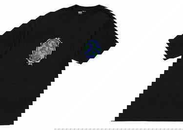 T-shirt Stüssy Oval Graphic T-Shirt Sort | 1905029, 0