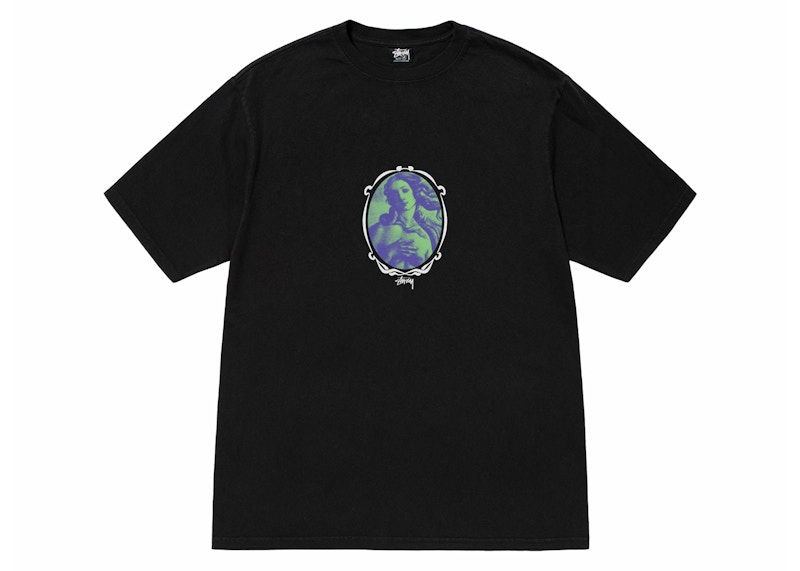 T-shirt Stüssy Oval Graphic T-Shirt Sort | 1905029
