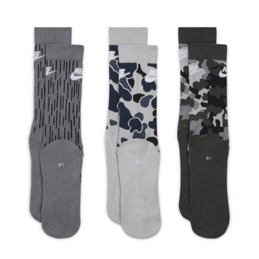 Sokker Nike Everyday Essential Crew Socks (3 Pairs) Grå | DH3414-902, 0