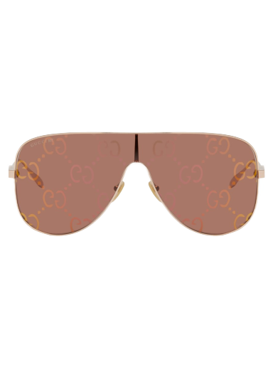 Solbriller Gucci Gold Mask Sunglasses Lyserød | GG1436S-003