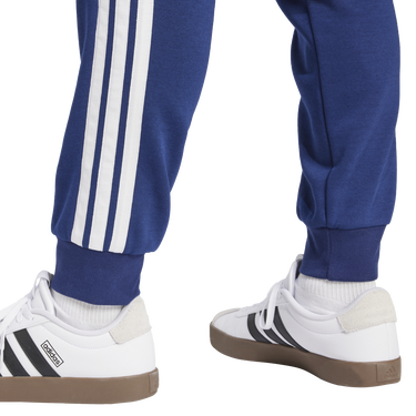 Joggingbukser adidas Performance 3-Stripes Fleece Track Pants Blå | JD1859, 4