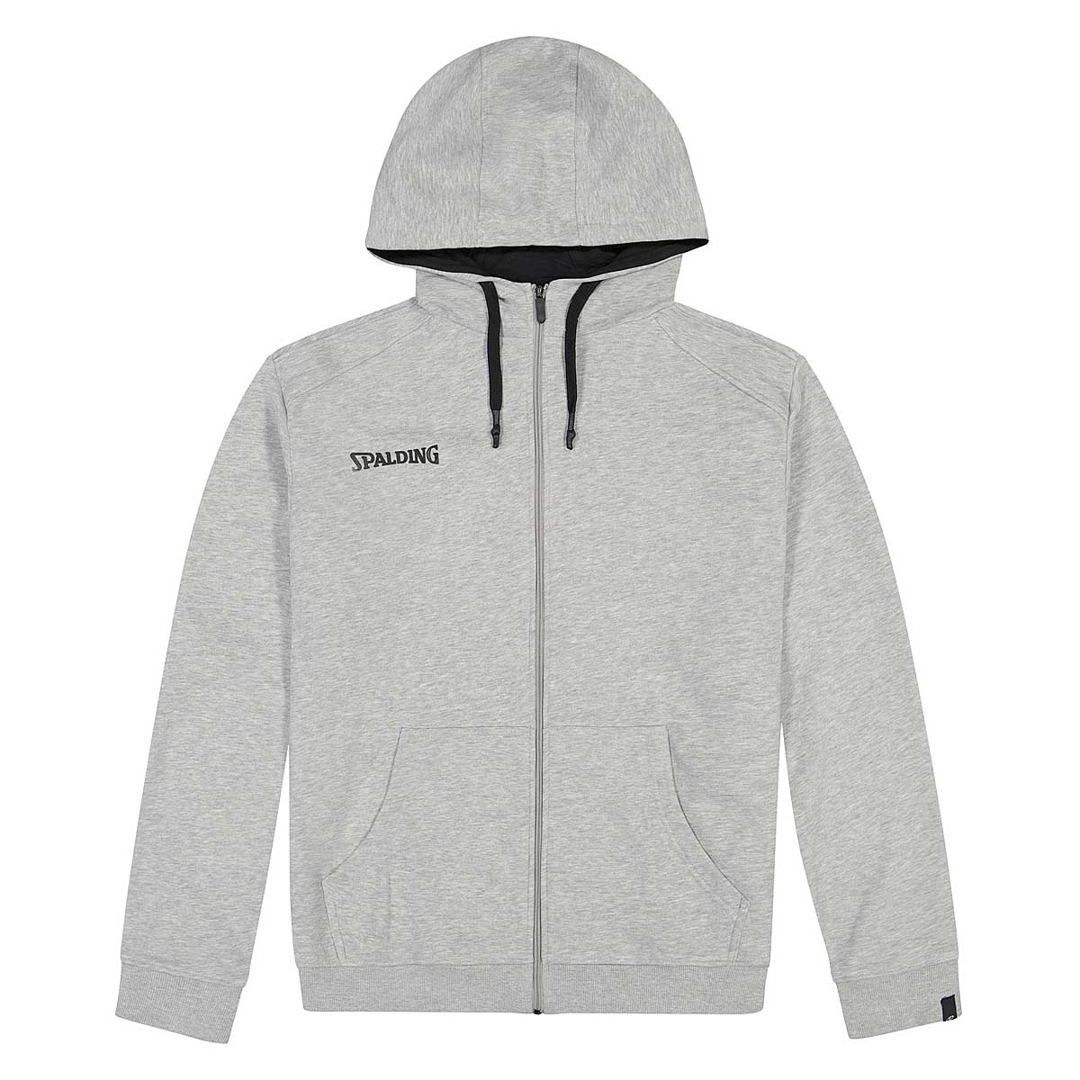 Sweatshirt Spalding Flow Hooded Zipper Jacket Grå | 40221511-GM, 0