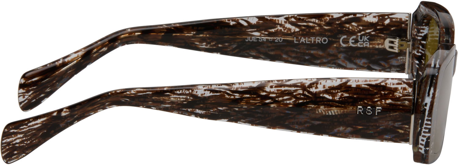 Solbriller RETROSUPERFUTURE RETROSUPERFUTURE 'L'Altro' Sunglasses Brun | JUE, 1