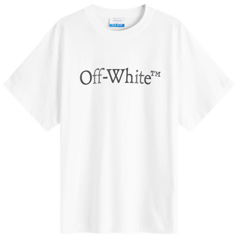 T-shirt Off-White Bookish Skate T-Shirt Hvid | OMAA120C99JER0080110
