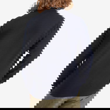 Sweater Fred Perry Knitted Button-Down Shirt Mørkeblå | K9726-608, 3