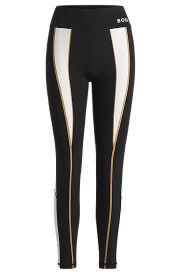 Leggings BOSS BOSS Active Super-Stretch Leggings with Contrast Details Sort | 50540207