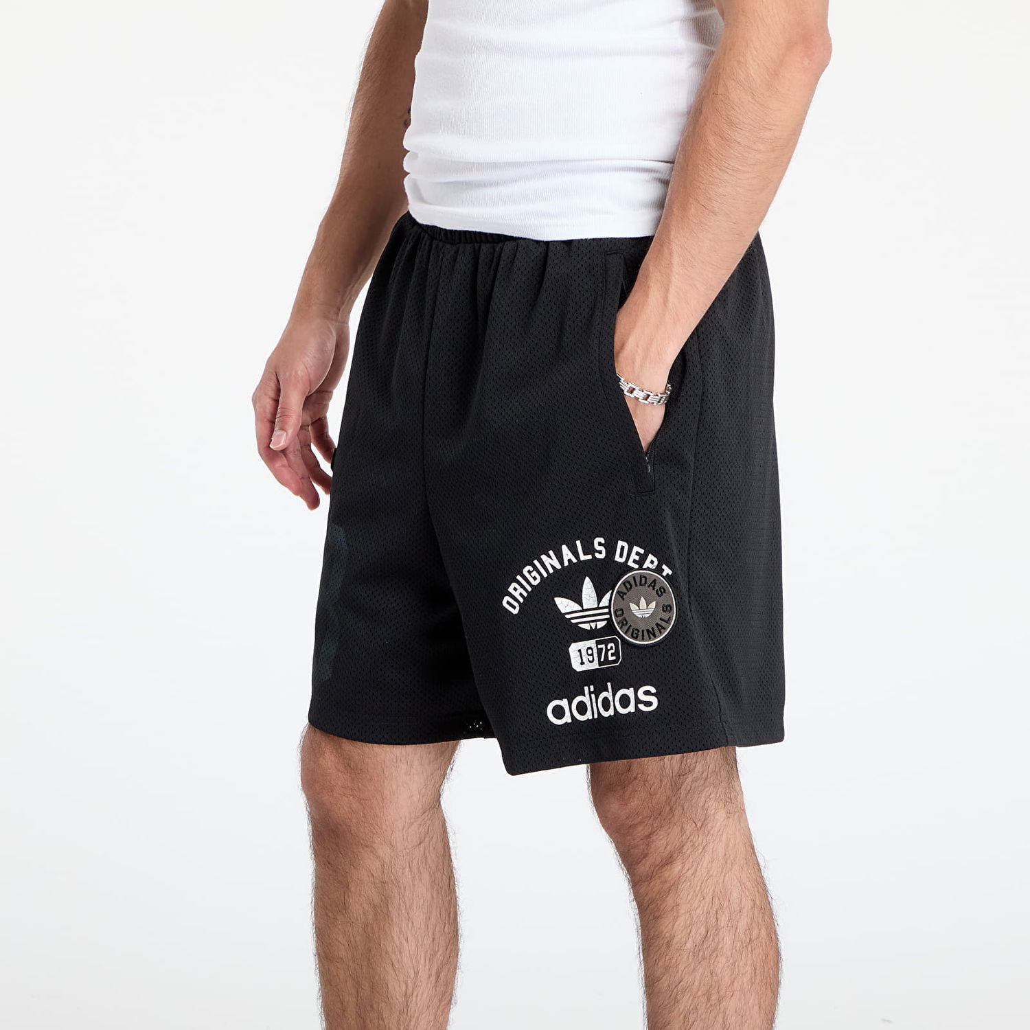 Shorts adidas Originals Originals Dept. Graphic Mesh Shorts Sort | KD6230, 1