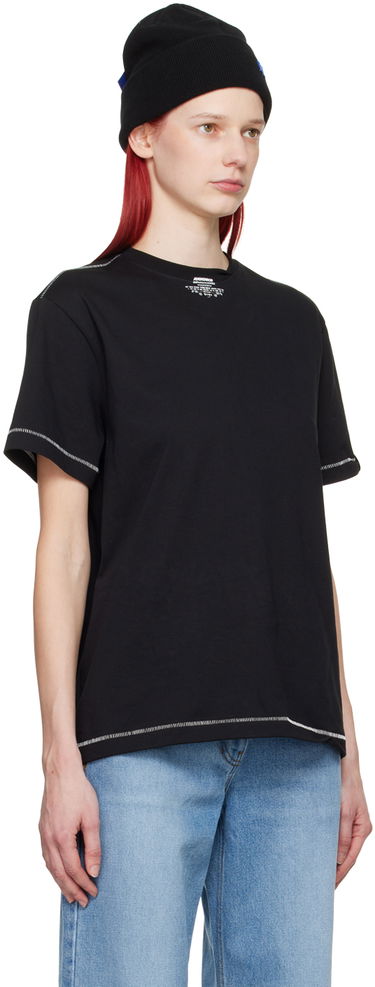 T-shirt ADER ERROR Printed T-Shirt Sort | BN01SSTS0103BK, 4