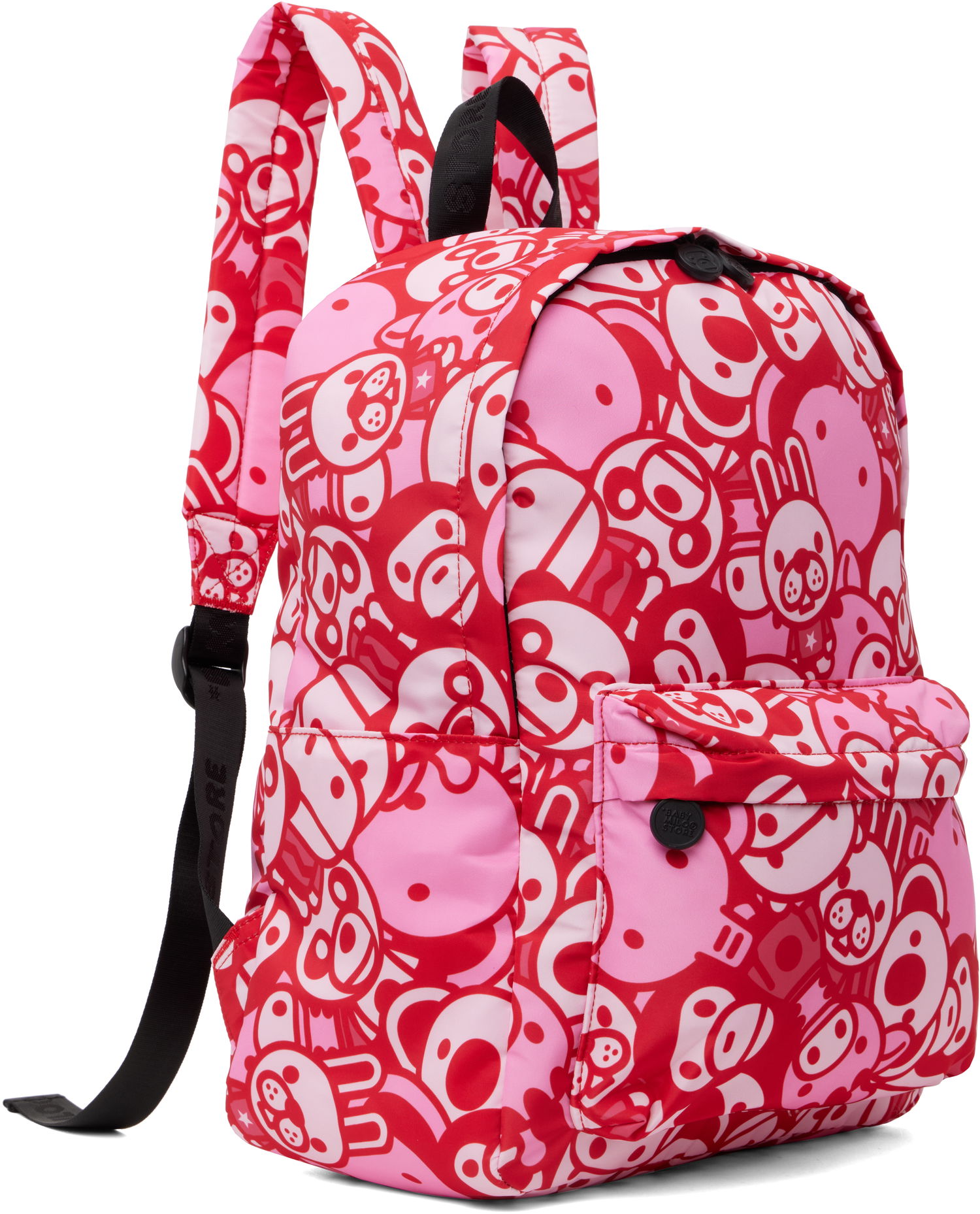 Rygsæk BAPE A Bathing Ape ABC Milo All Friends Medium Backpack Rød | 0MXBGW4274XXO, 1