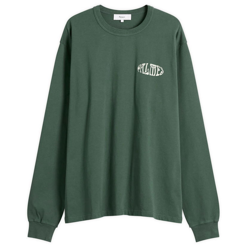 T-shirt Palmes Angels Long Sleeve T-Shirt Grøn | P15-0034-777
