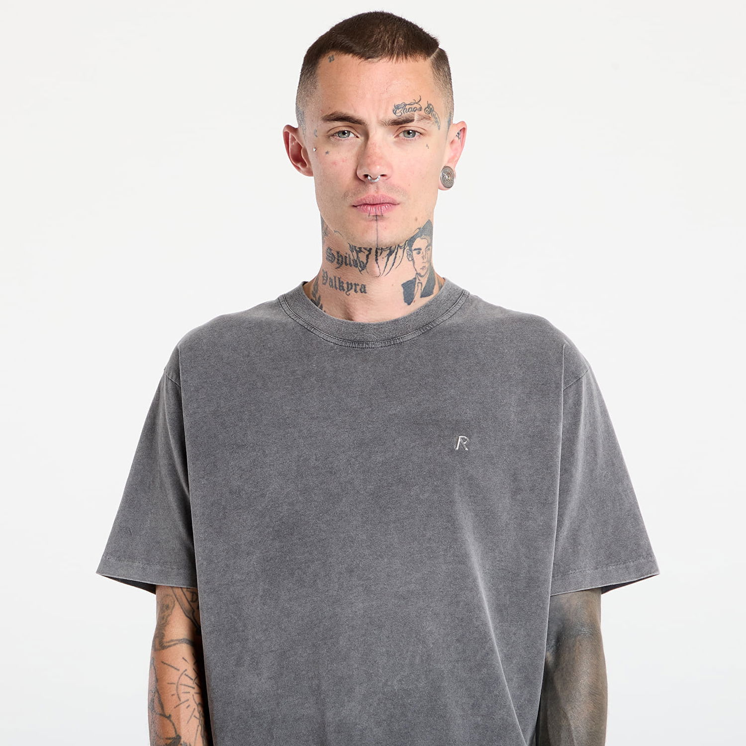 T-shirt Represent Clo REPRESENT Metal Initial R T-Shirt Grå | MLM100235-47, 1