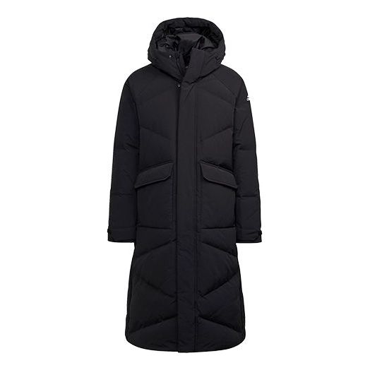 Parka adidas Originals Big Baffle Long Down Hooded Coat Sort | GT6536, 0
