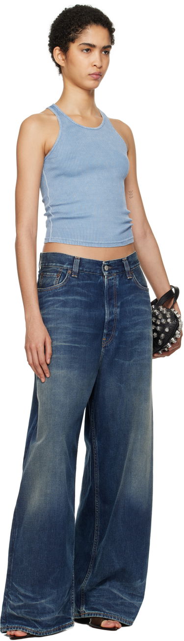 Tanktop Alexander Wang Alexander Wang Classic Racer Tank Top Blå | WL001W, 3