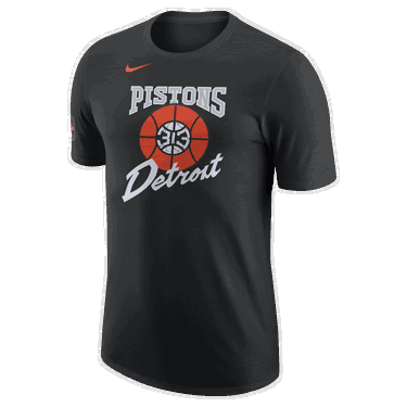 T-shirt Nike NBA Detroit Pistons City Edition Sort | FN1156-010, 1