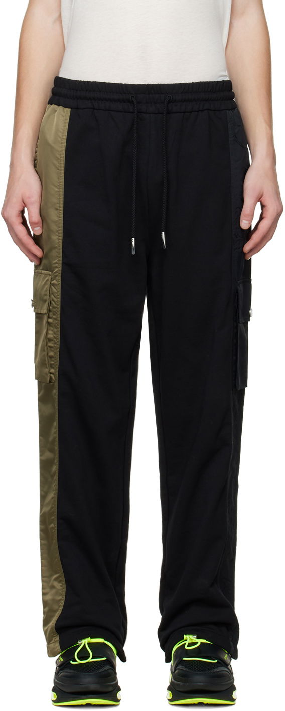 Cargo bukser Feng Chen Wang Feng Chen Wang Contrast Cargo Pants Sort | FMF14TR12