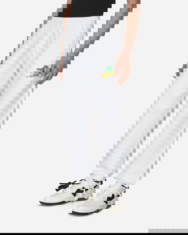 Joggingbukser Off-White Brush Arrow Slim Sweatpants White Hvid | OMCH029S23FLE002 0184, 2