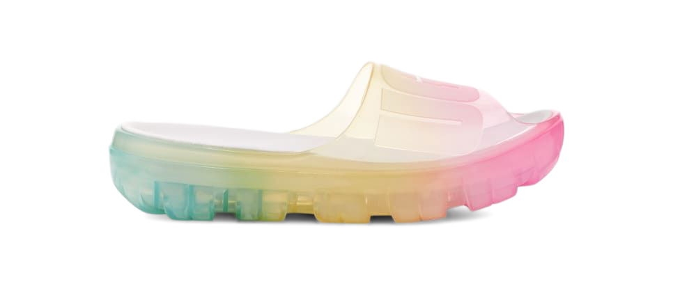 Sneakers og sko UGG Jella Clear Watercolors Slide "Rainbow Blend" W Flerfarvet | 1139750-RBND, 0