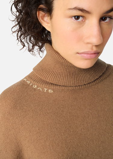 Sweater AXEL ARIGATO Maeve Turtleneck Cropped Sweater Brun | A3324002, 5