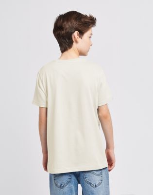 T-shirt Lee Lee Badge T-Shirt Size 9/10 Beige | 112365183, 1