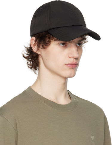 Kasket AMI AMI De Coeur Stud Twill Cap Sort | UCP023.PA0007, 3