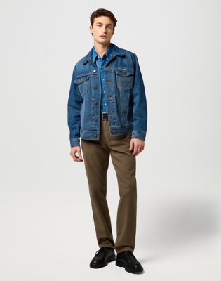 Bukser Wrangler Texas Straight Non Denim Pant 44 x32 Brun | 112371644:44:32, 1