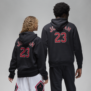 Sweatshirt Jordan Essentials Holiday Fleece Pullover Hoodie Sort | FD7465-010, 2