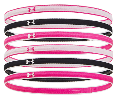 Tilbehør Under Armour Six-Pack Mini Headbands Lyserød | 1383496-001, 0