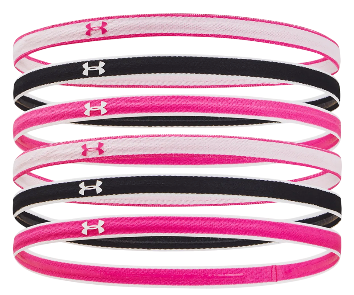 Tilbehør Under Armour Six-Pack Mini Headbands Lyserød | 1383496-001, 0