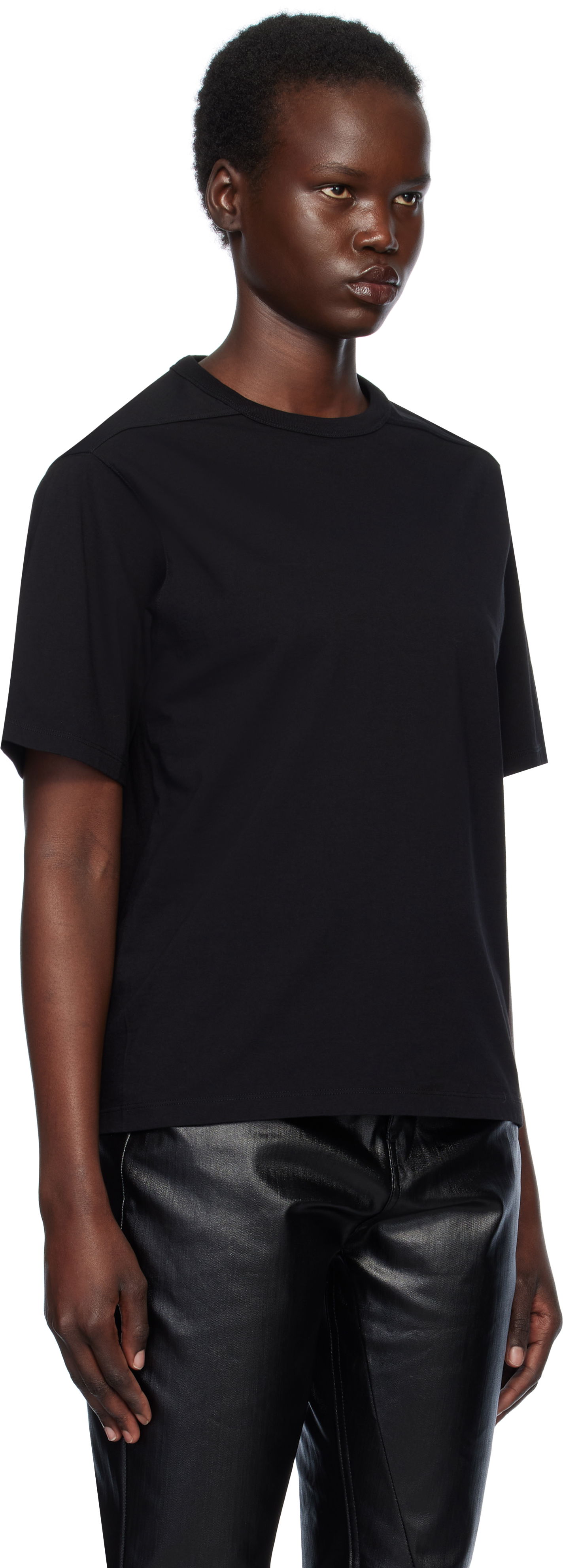 T-shirt Rick Owens Rick Owens Hollywood Brad T-Shirt Sort | RP01E7200 JA, 1